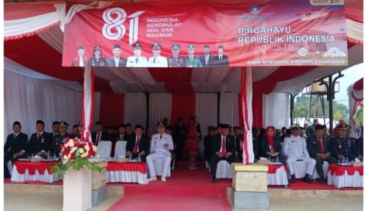 HUT ke-81 RI di Bangka Barat, Bupati Markus Ajak Generasi Muda Teladani Semangat Juang Pahlawan