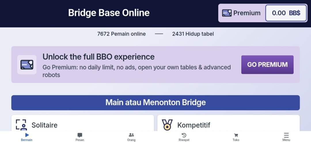 Review BBO Premium Membership: Penghargaan untuk Kontributor, Bukan Sekadar Pemain