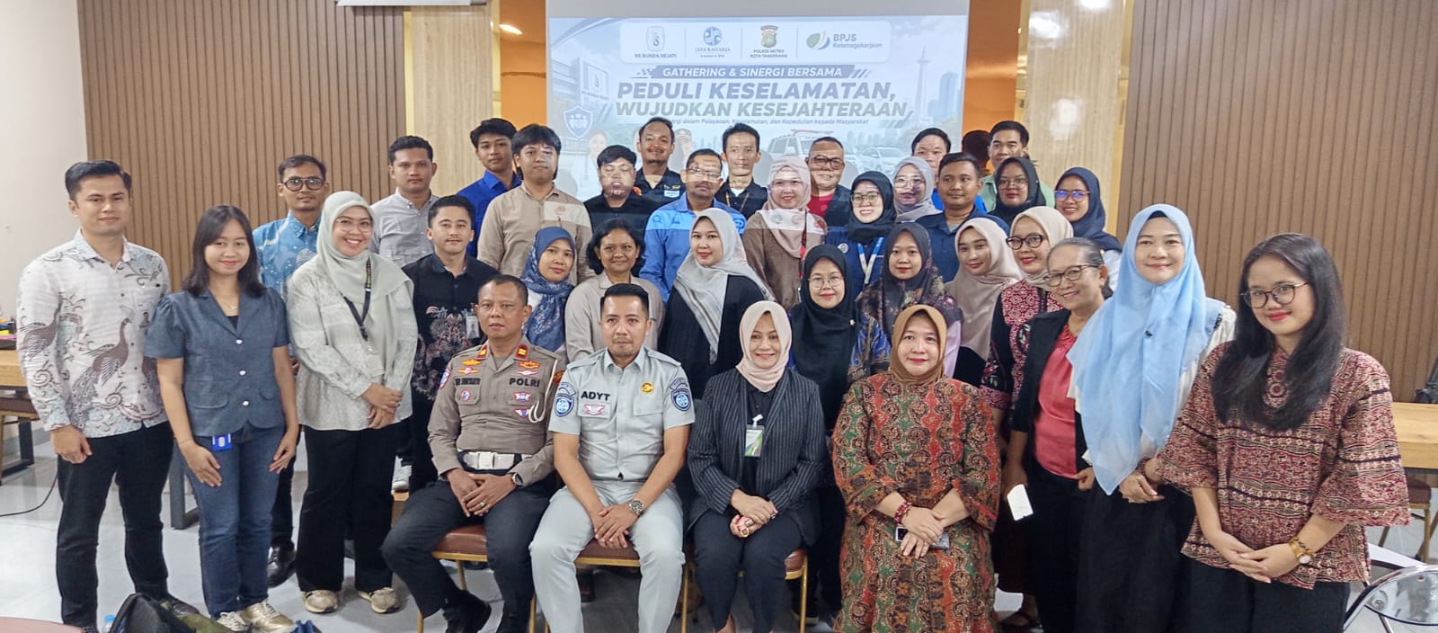 BPJS Ketenagakerjaan Cimone dan Jasa Raharja Gaet Polres Metro Tangerang, 50 HRD Perusahaan Diedukasi Soal Jaminan Kecelakaan Kerja