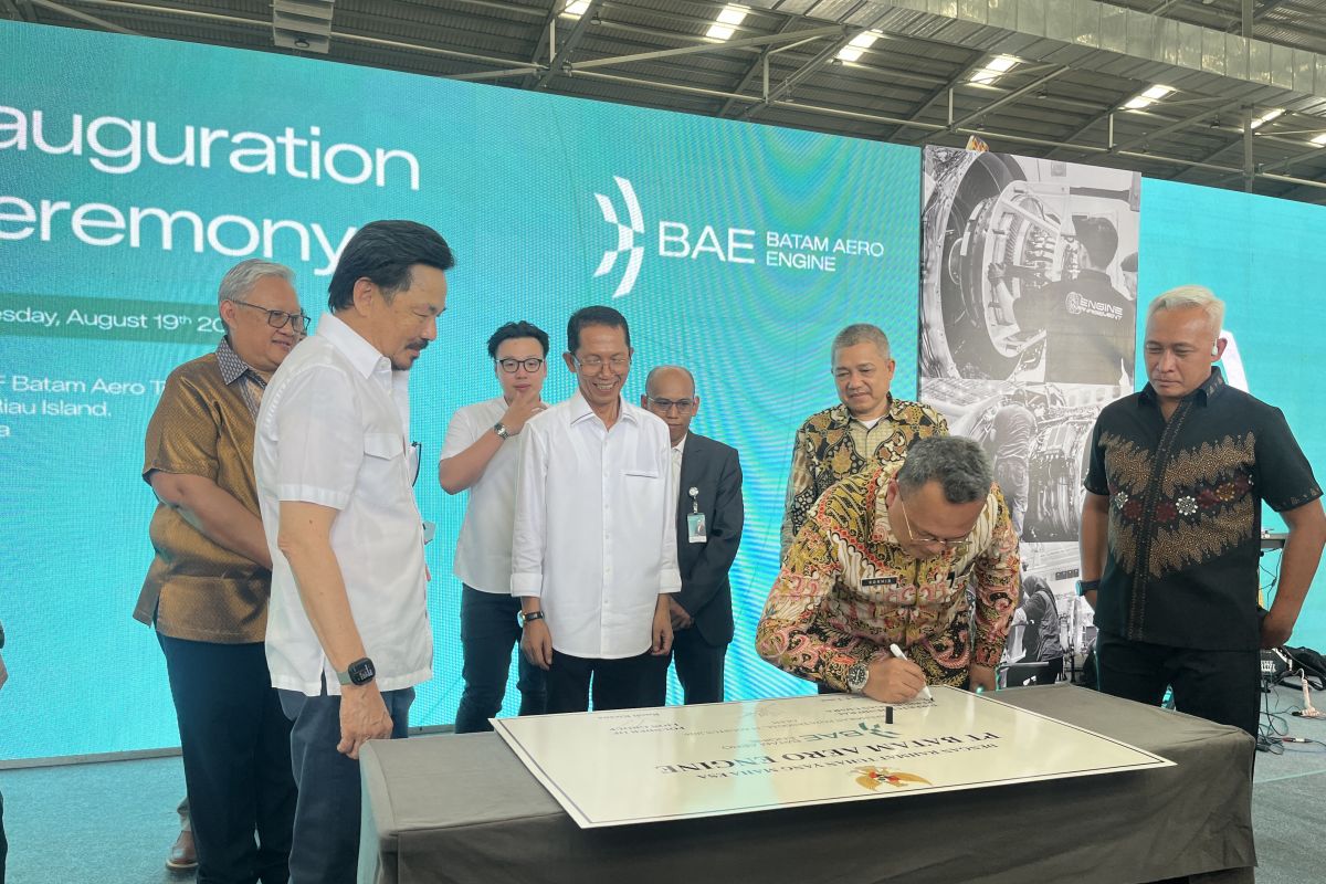 Batam Aero Engine Lion Grup Resmi Beroperasi, 160 Pekerja Siap Rawat Mesin Pesawat dari 5 Negara di Kepri
