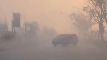 Kabut Asap Karhutla Kembali Selimuti Palangka Raya, Jarak Pandang Pengendara Terbatas