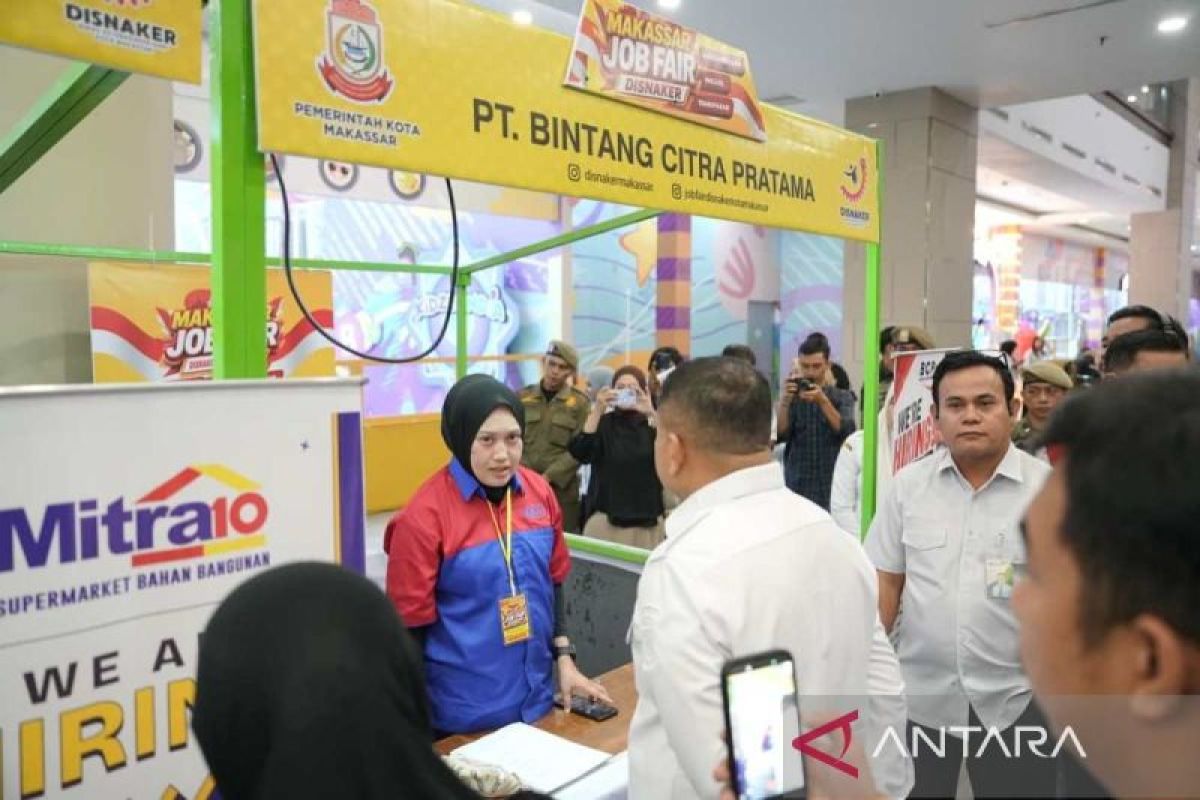 Makassar Job Fair 2026 Resmi Dibuka di Phinisi Point, 50 Perusahaan Buka 1.547 Lowongan Kerja