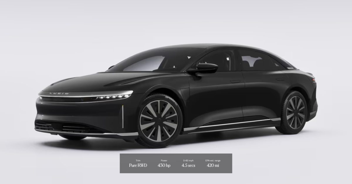 Lucid Air 2027 Resmi Meluncur, Varian Entry-Level Dapat Paket Stealth & Sound Baru