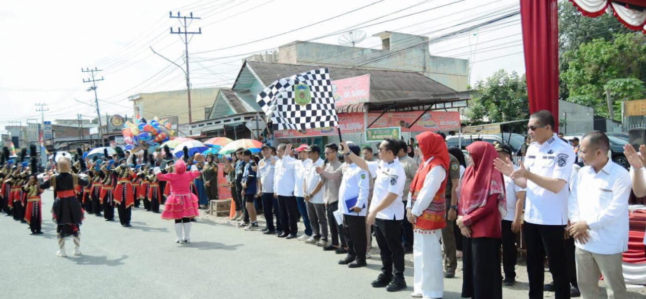 Festival Marching Band PKK CUP Season 2 di Padang Lawas Resmi Dibuka, 57 Peserta Meriahkan HUT ke-81 RI