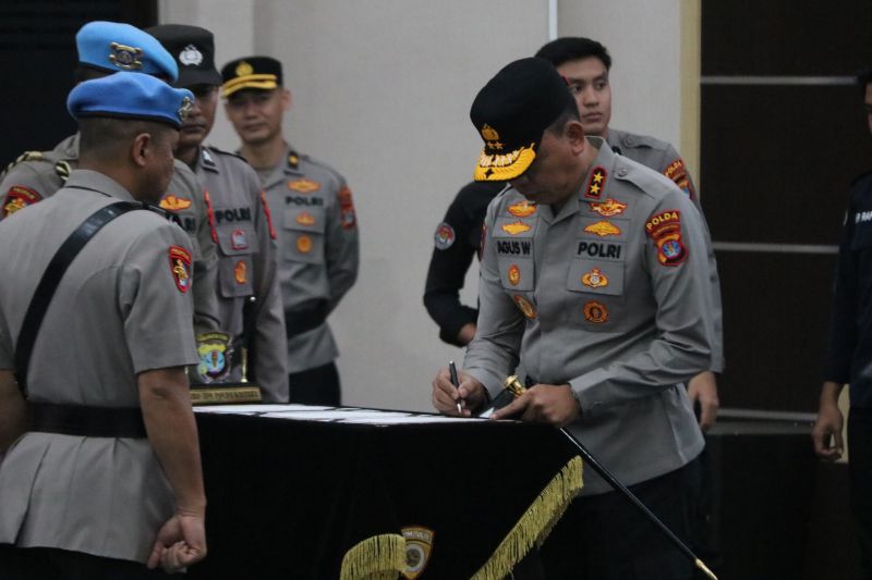 4 Pejabat Utama Polda Kaltara Berganti, Kapolda Pimpin Sertijab di Tanjung Selor