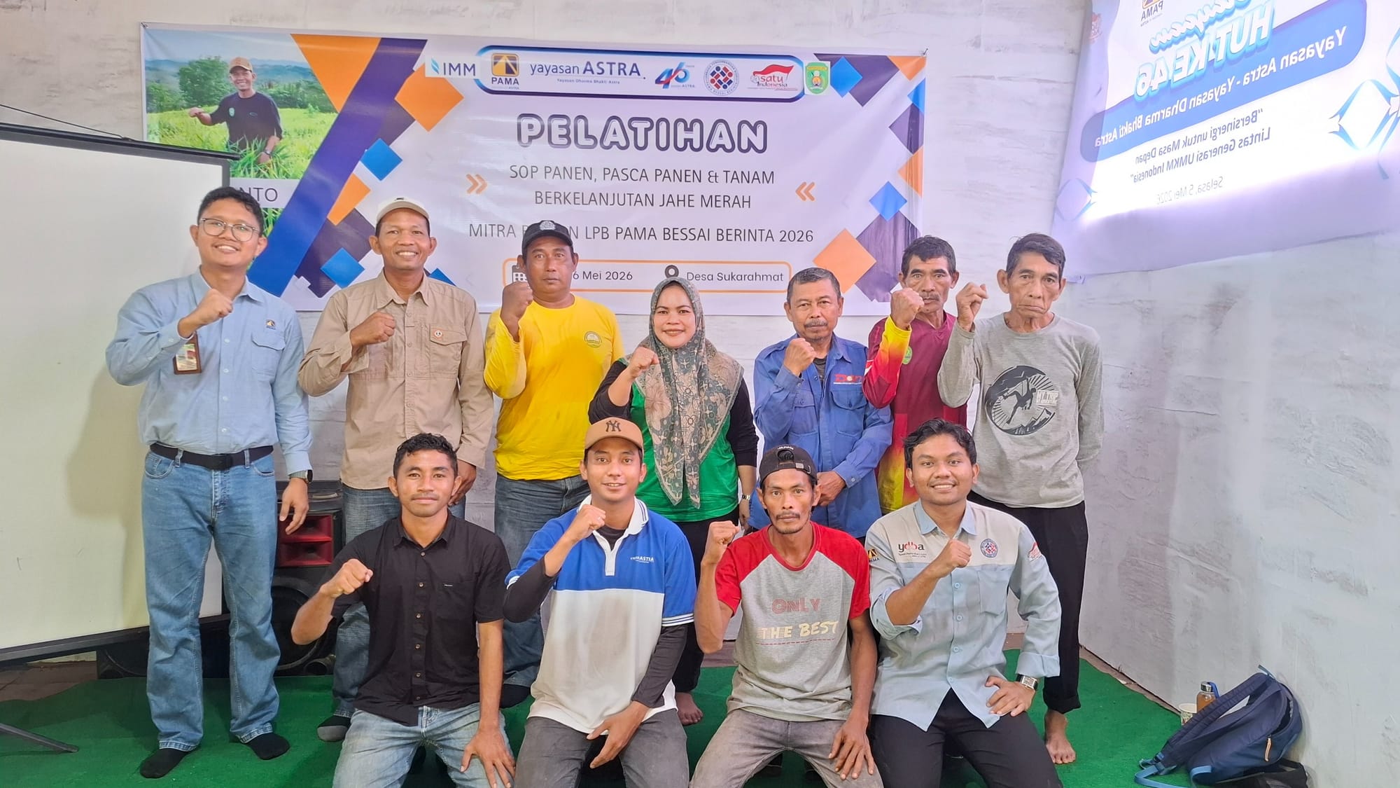 PAMA INDO dan LPB Pama Bessai Berinta Latih 10 Petani Jahe Merah di Kutai Timur, Garap Kualitas hingga Tembus Pasar Jamu