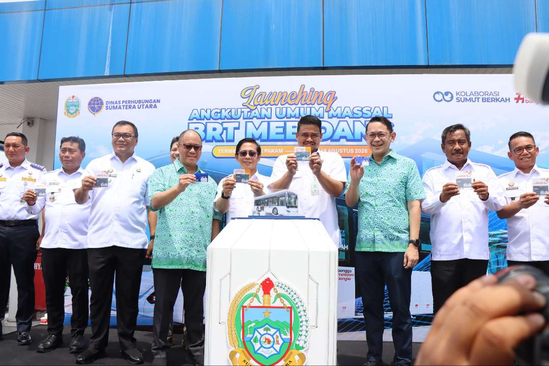 BRT Mebidang Resmi Beroperasi, 27 Bus Listrik Layani Rute Medan–Binjai dan Medan–Lubuk Pakam