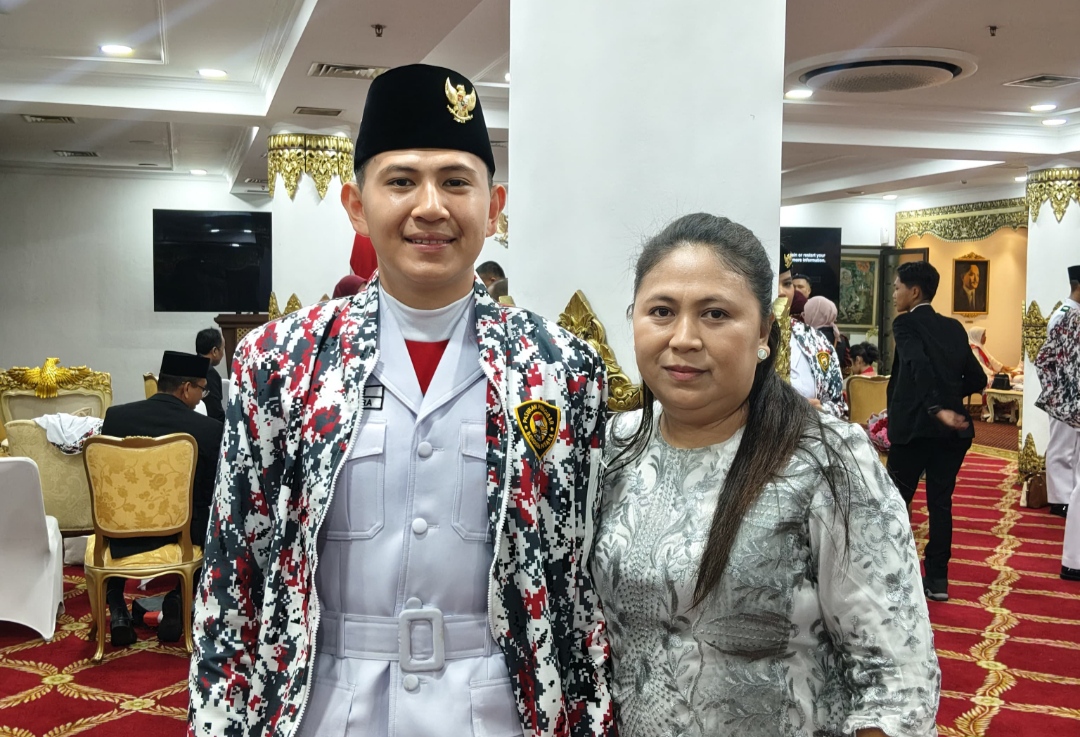 Gabriel Gilbert Miller Kamasi Asal Kotamobagu Sukses Tugas di Istana Negara, Orang Tua Sampaikan Terima Kasih ke Pemkot
