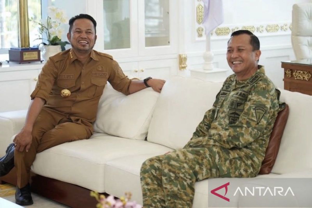 Pangkopassus Letjen TNI Djon Afriandi dan Gubernur Kaltim Tinjau Lahan Markas Grup 4 Kopassus di Kutai Kartanegara