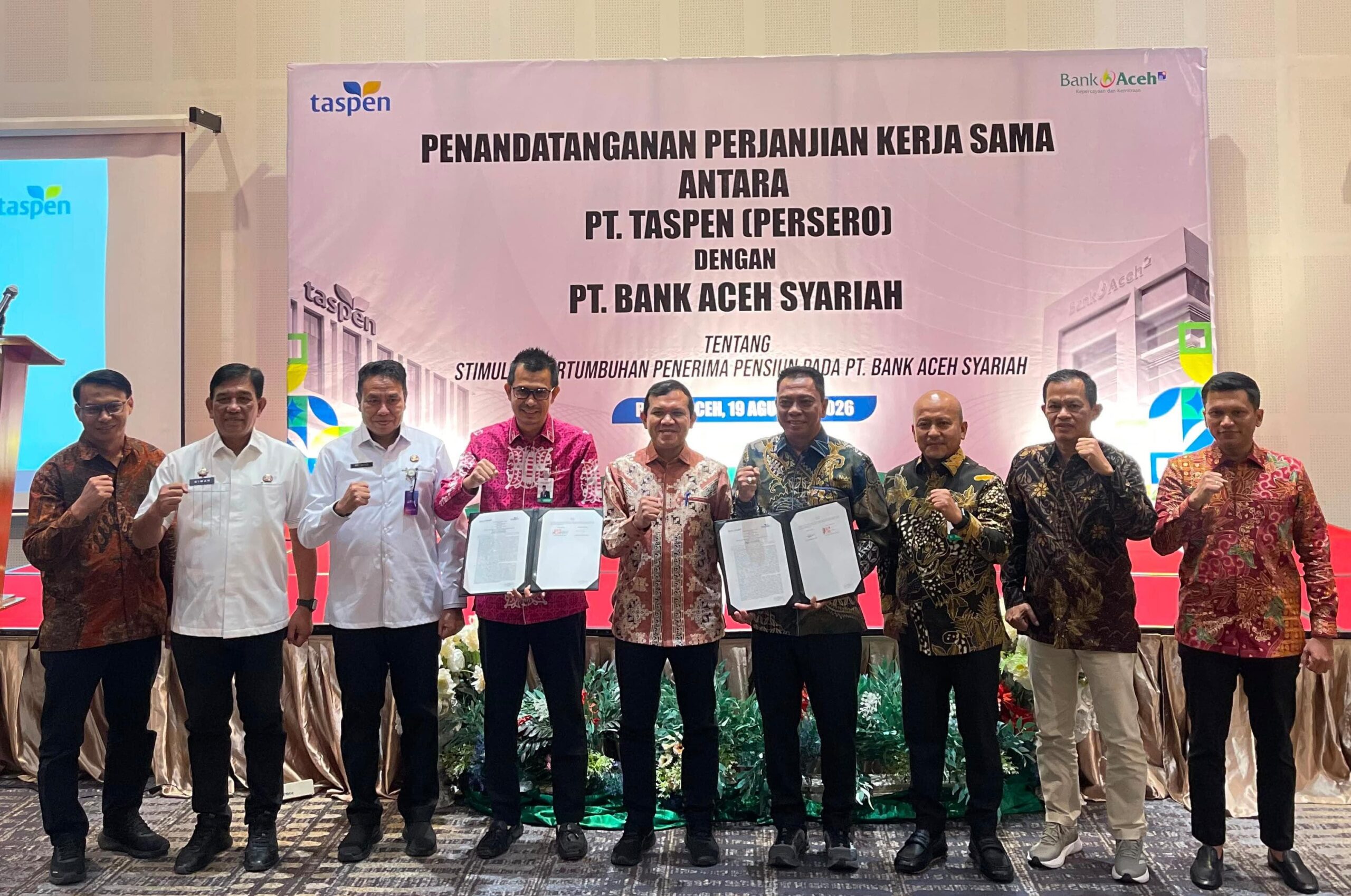Bank Aceh Syariah dan TASPEN Perkuat Sinergi Kelola Dana Pensiun 45.688 ASN di Aceh