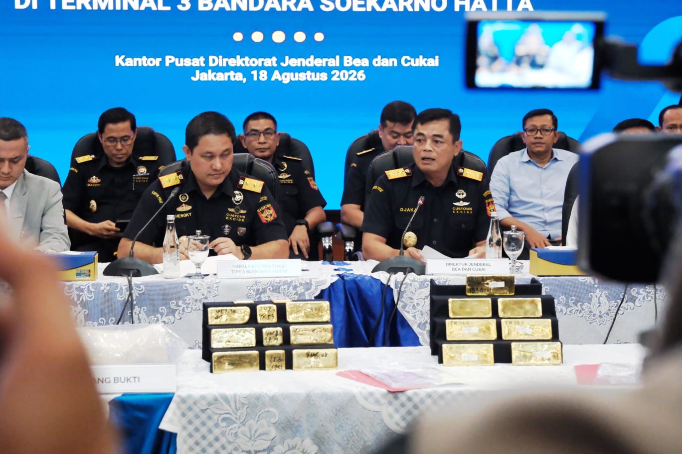 Bea Cukai Gagalkan Penyelundupan 22,3 Kg Emas ke Hong Kong, Dua WN Tiongkok Diamankan di Bandara Soekarno-Hatta
