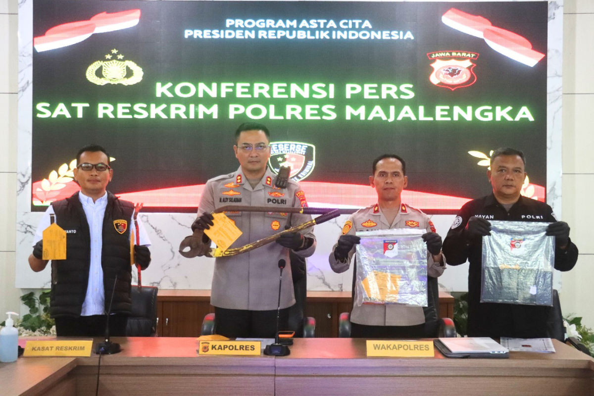 Empat Pembobol Pabrik Majalengka Diringkus, Tiga Residivis, Modus Panjat Pagar dan Gasak Dolar