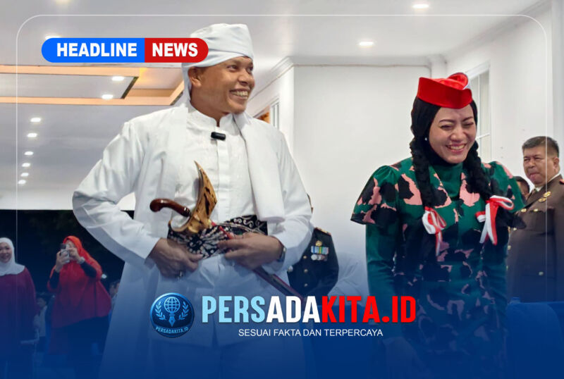 Bupati Konawe Pakai Kostum Pangeran Diponegoro di Resepsi HUT ke-81 RI, Serukan Persatuan dan Gotong Royong