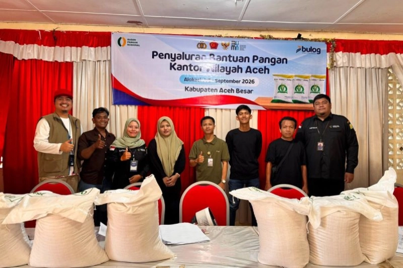 Bulog Aceh Salurkan 186,93 Ton Bantuan Pangan Tahap Awal, Baru 0,75 Persen dari Target 24.771 Ton
