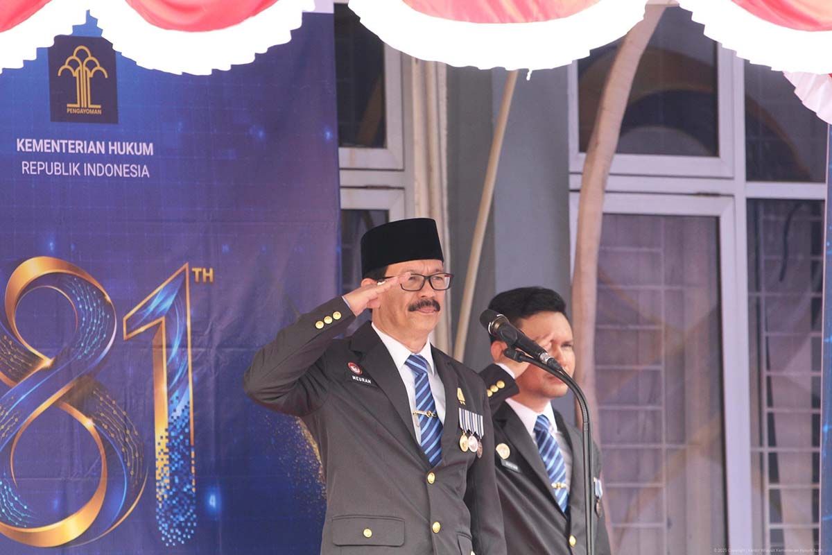 Kakanwil Kemenkum Aceh Meurah Budiman Pimpin Upacara Hari Pengayoman ke-81, Minta Jajaran Tak Berlindung di Balik Birokrasi