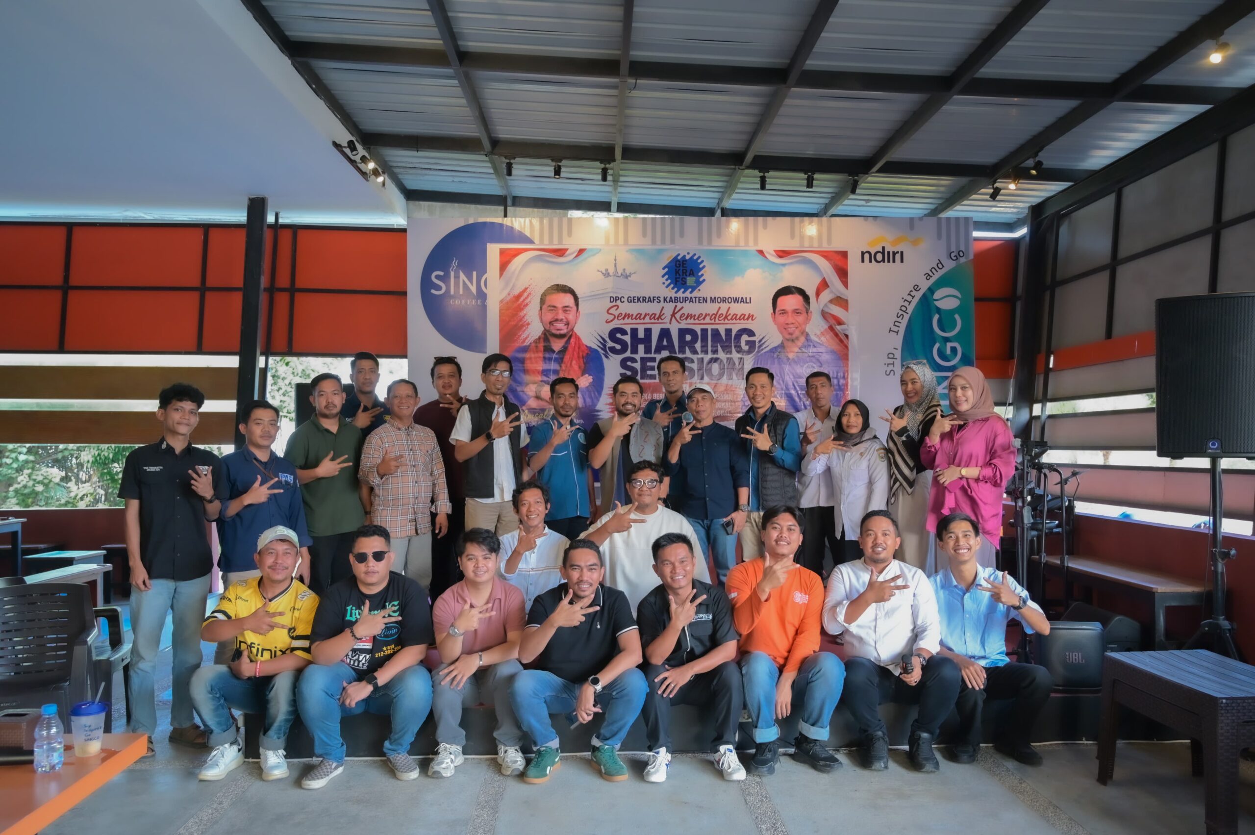 GEKRAFS Nasional Amsal Sitepu Dengarkan Langsung Aspirasi Pelaku Ekraf Morowali, Bahas Modal hingga Hak Cipta