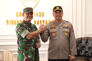 Sinergi TNI-Polri di Sidrap Diperkuat, Kapolres dan Dandim Sepakat Kawal Program Prioritas Pemerintah