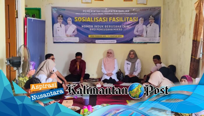 Dinas Koperasi Banjar Dorong Pelaku Usaha Mikro di Pandan Sari Urus NIB, Ini Pintu Masuk Data Nasional