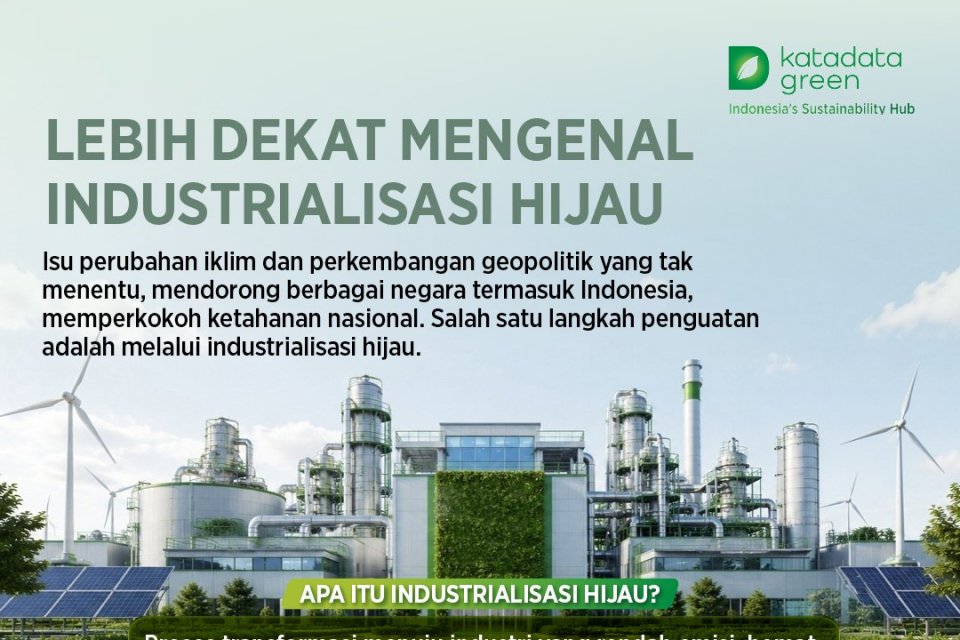 Industrialisasi Hijau Jadi Andalan Ekonomi, Ini Sektor yang Diincar Pemerintah
