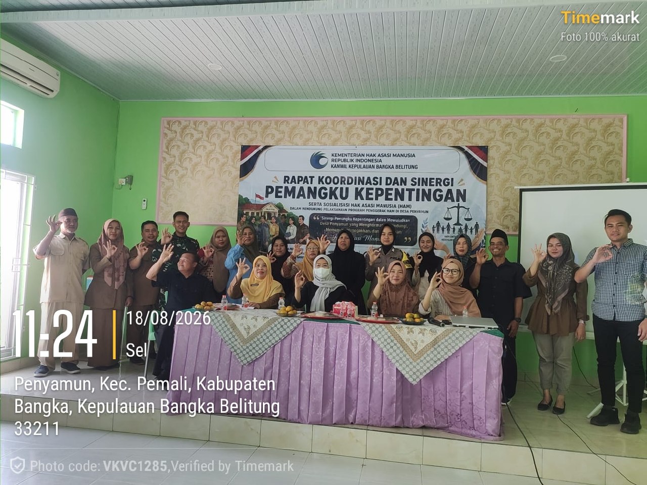 Kanwil Kemenham Babel Terjunkan Penggerak HAM ke Desa Penyamun, Pendampingan Berjalan Dua Tahun