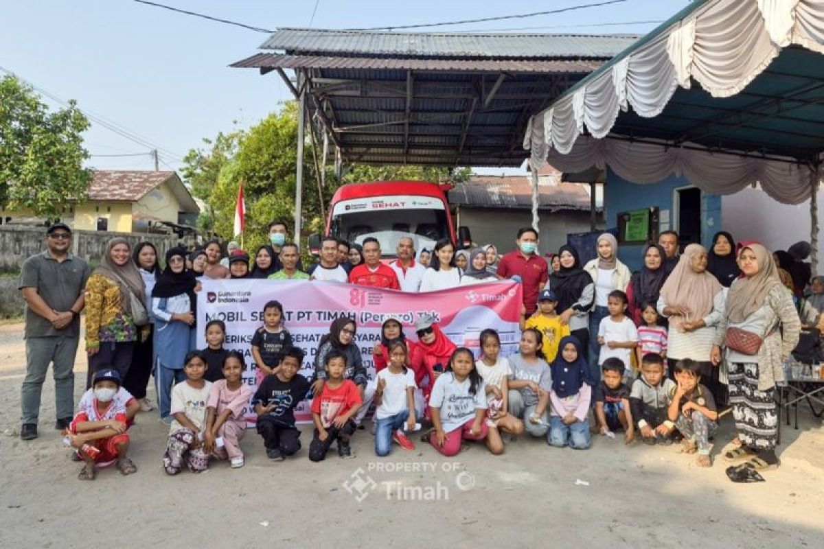 131 Warga Air Rayak Belitung Manfaatkan Pemeriksaan Kesehatan Gratis dari PT Timah