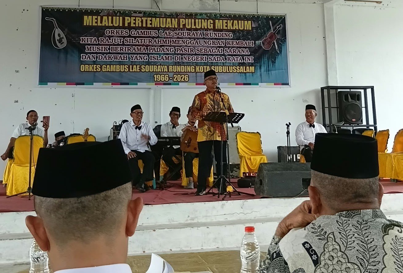Orkes Gambus Lae Souraya Rundeng Subulussalam Dihidupkan Kembali, 15 Personel Siap Tampil dengan Tema 'Pulung Mekaum'