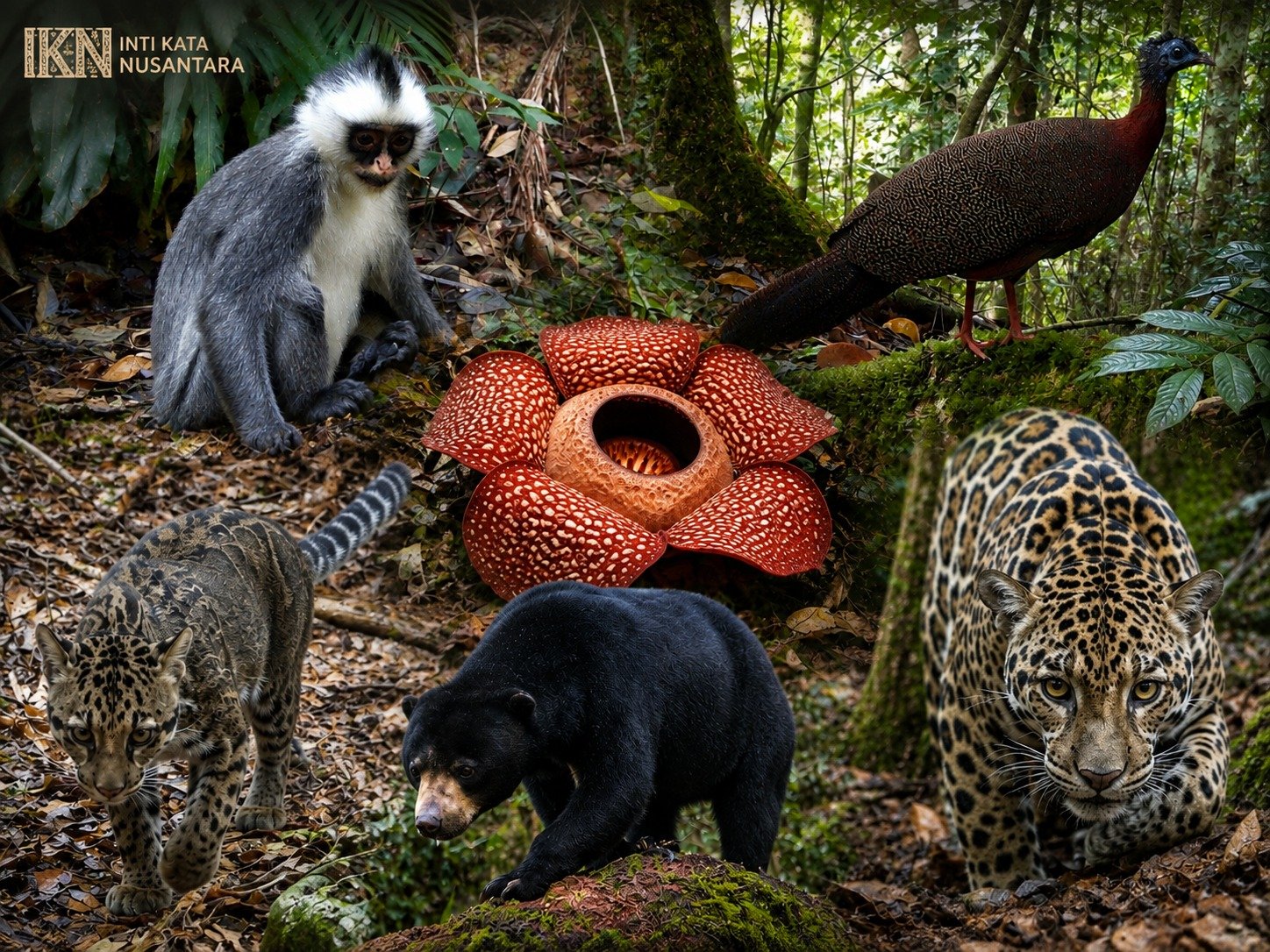 Taman Nasional Kayan Mentarang Simpan Kekayaan Endemik di Perbatasan Nunukan, dari Lutung Banggat hingga Rafflesia Pricei