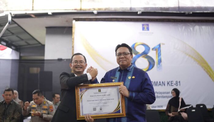 Pemkab Tanah Datar Raih Predikat Istimewa Indeks Reformasi Hukum dari Kemenkum, Nilai AA Plus