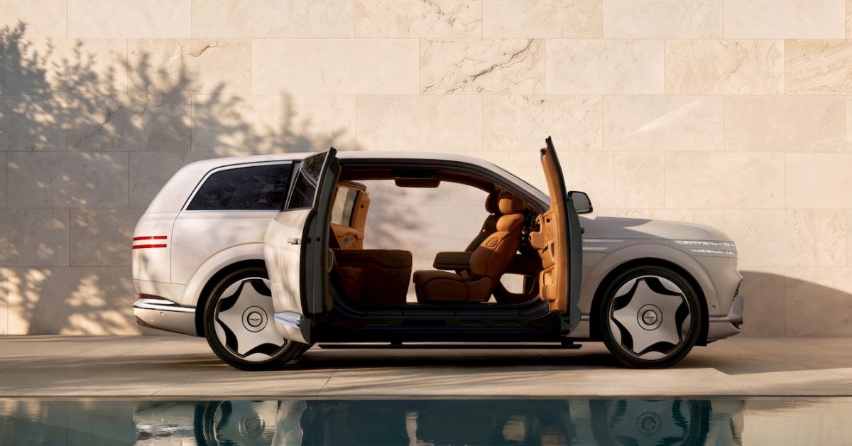 Genesis GV90 Resmi Meluncur, SUV Listrik Mewah dengan Coach Doors dan Kulkas Bawaan