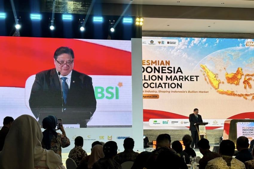 Airlangga Dorong Emas 1.800 Ton 