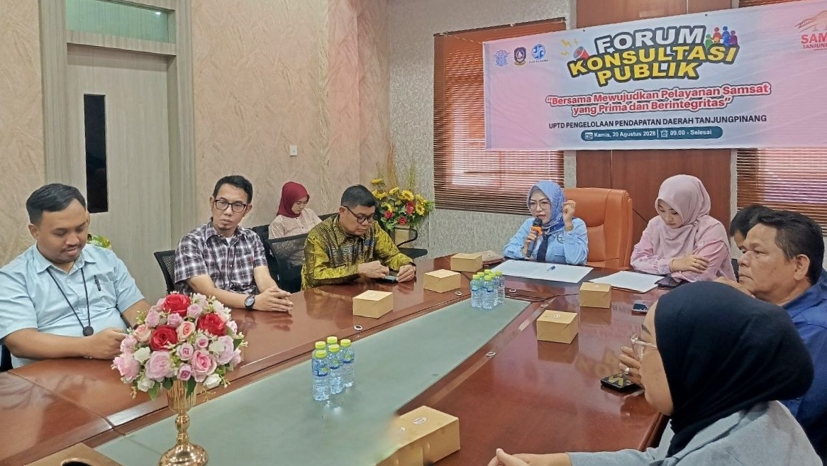 Samsat Tanjungpinang Targetkan Aduan Warga Dijawab Maksimal 2x24 Jam, Ini Kanal Pengaduannya