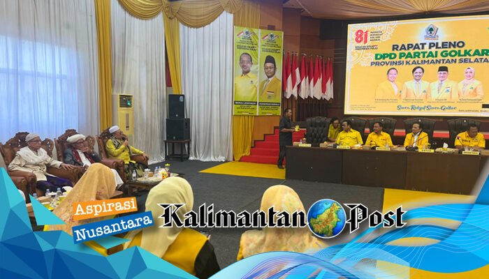 Golkar Kalsel Perkuat Silaturahmi dengan Ulama, Rapat Pleno DPD Bahas Konsolidasi Organisasi di Banjarmasin