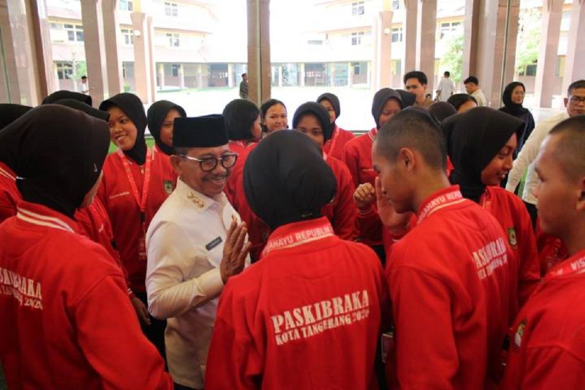 45 Anggota Paskibraka Kota Tangerang Kunjungi Makam Bung Karno dan Akademi Militer, Ini Tujuannya
