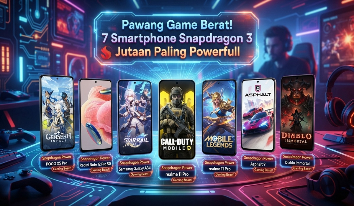 Genshin Impact dan PUBG Mobile Lancar di HP Snapdragon 3 Jutaan, Ini 7 Pilihan Chipset Terkuat