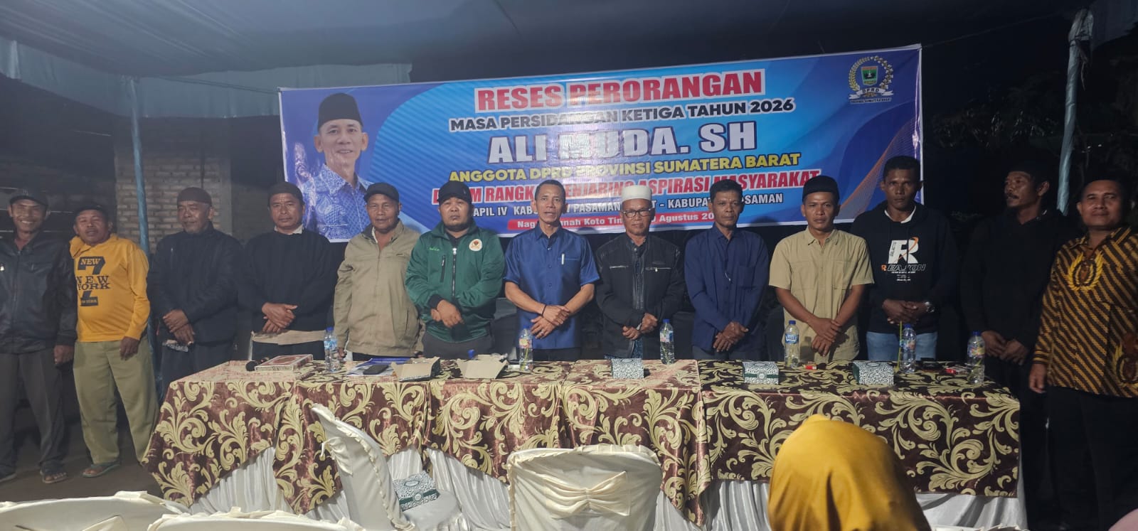 Reses di Pasaman Barat, Anggota DPRD Sumbar Ali Muda Terima Aspirasi Perbaikan Jalan hingga Banjir dari Warga Ranah Koto Tinggi