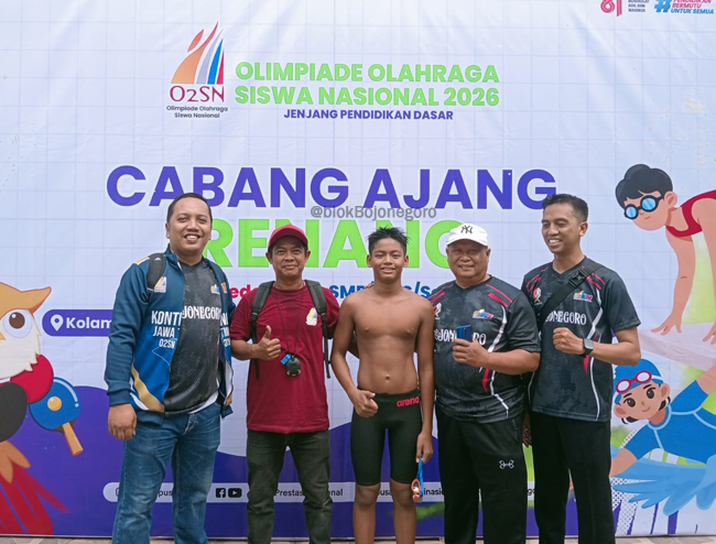 Rahendra Bimantara Sabet Emas Gaya Kupu-Kupu di O2SN 2026, Satu Langkah Lagi dari Gelar Juara Nasional