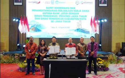 Bank Jatim (BJTM) Perkuat Layanan Perbankan untuk Tunjangan Guru dan Satuan Pendidikan se-Jawa Timur