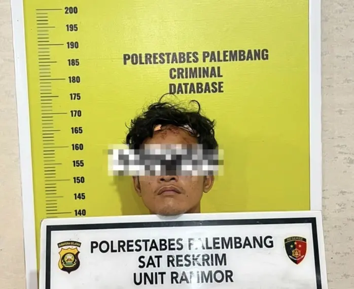 Curi Motor Honda Beat di Parkiran Next Gaming Palembang, Syaidina Alo (27) Dibekuk Unit Ranmor Polrestabes