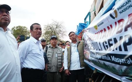Stok Beras NTT 39 Ribu Ton, Mentan Amran: Cukup untuk Korban Gempa Hingga Setahun