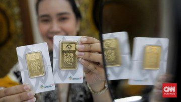 Harga Emas Antam Naik Rp80 Ribu ke Rp2,725 Juta per Gram, Buyback Tembus Rp2,585 Juta
