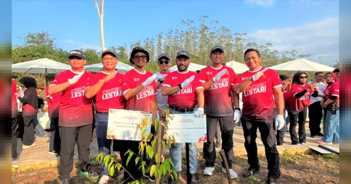 Dukung IKN Jadi Forest City, Pertamina Hulu Indonesia dan SKK Migas Tanam 1.708 Pohon Endemik Kalimantan