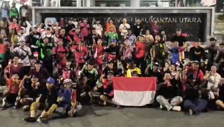 Komunitas Gorama Tanjung Selor Gelar Bersepeda Malam Rayakan HUT ke-81 RI, Rute Seputaran Ibu Kota Kaltara