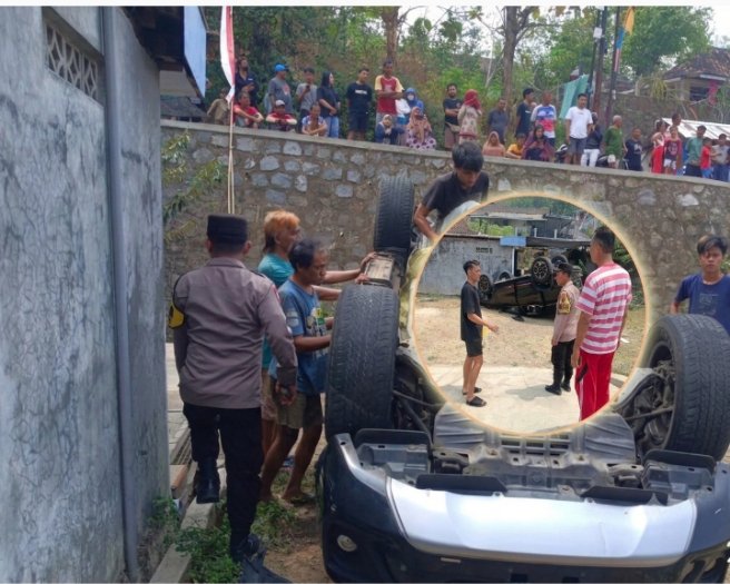 Toyota Fortuner Terjun ke Jurang Cubluk Wonogiri, Gagal Manuver di Tanjakan RM Saung Gunung