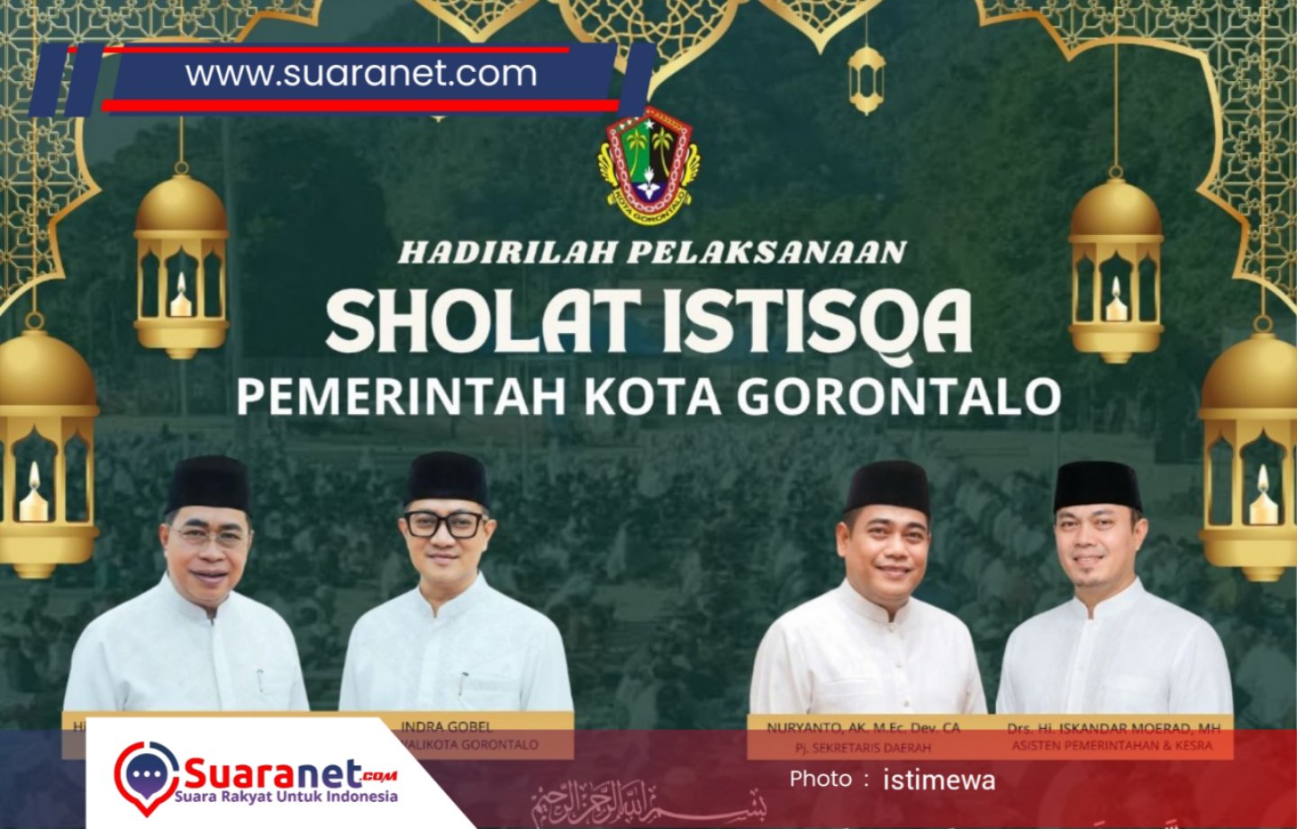 Kemarau Panjang Landa Gorontalo, Pemkot Gelar Salat Istisqa di Lapangan Taruna Remaja Jumat 21 Agustus 2026