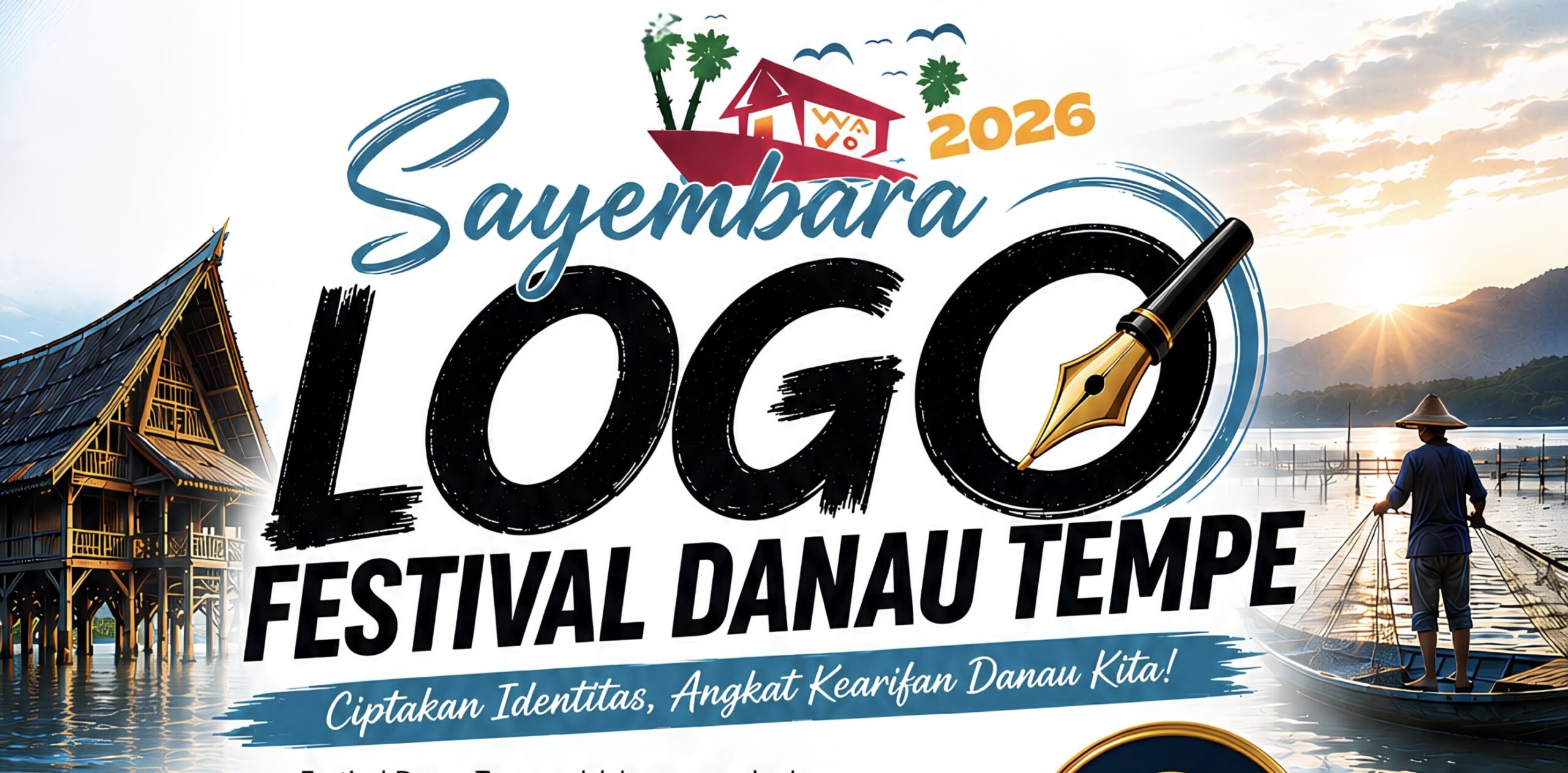 Sayembara Logo Festival Danau Tempe 2026 di Wajo Dibuka, Hadiah Rp1 Juta untuk Pemenang