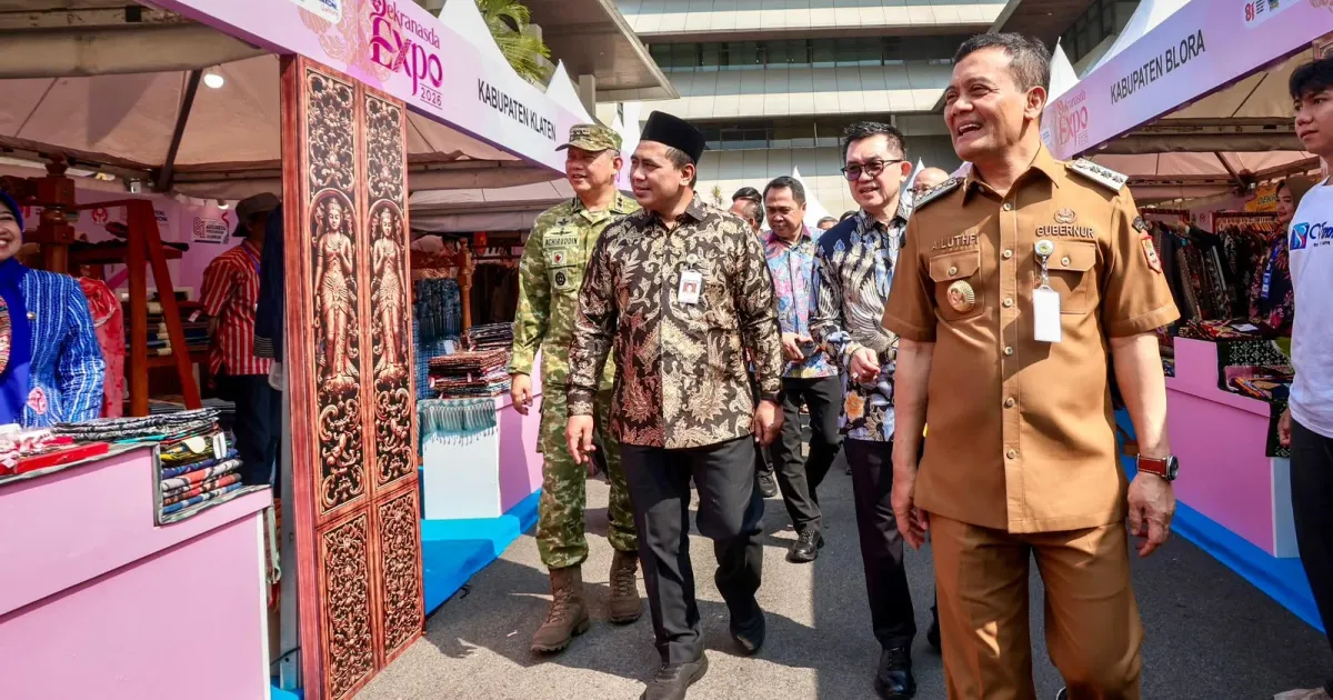 4,8 Juta UMKM Jadi Penopang Ekonomi Jateng, 100 Lebih Tenant Ramaikan Pameran Hari Jadi ke-81 di Halaman Kantor Gubernur