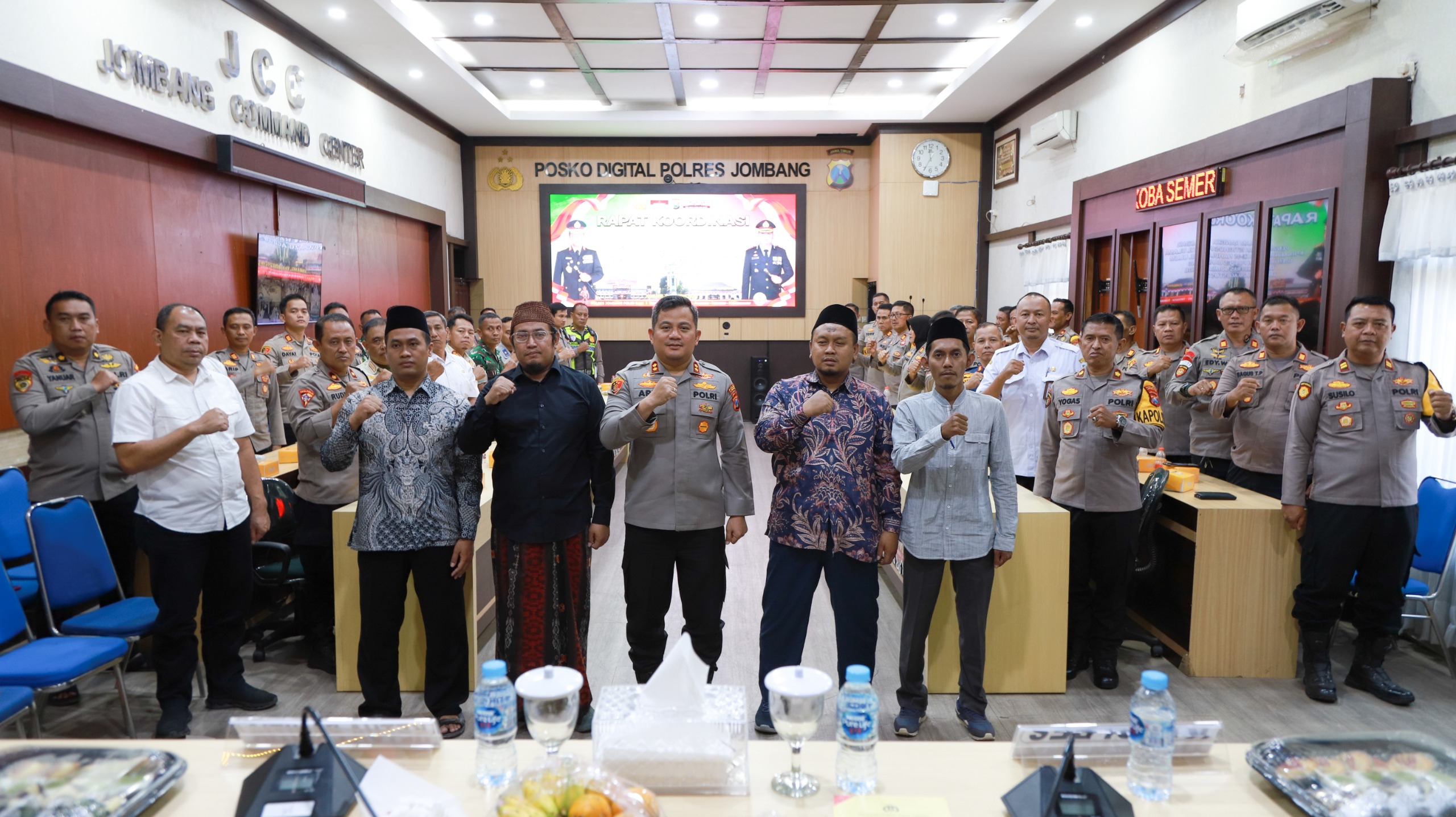 Polres Jombang Siapkan Pengamanan Istighotsah Akbar 5.000 Jamaah Jelang Muktamar NU ke-35, Banser hingga Damkar Dikerahkan