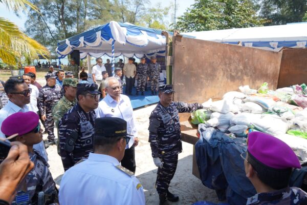 75,7 Ton Pasir Timah Ilegal Asal Belitung Timur Digagalkan TNI AL, Kerugian Negara Capai Rp76 Miliar