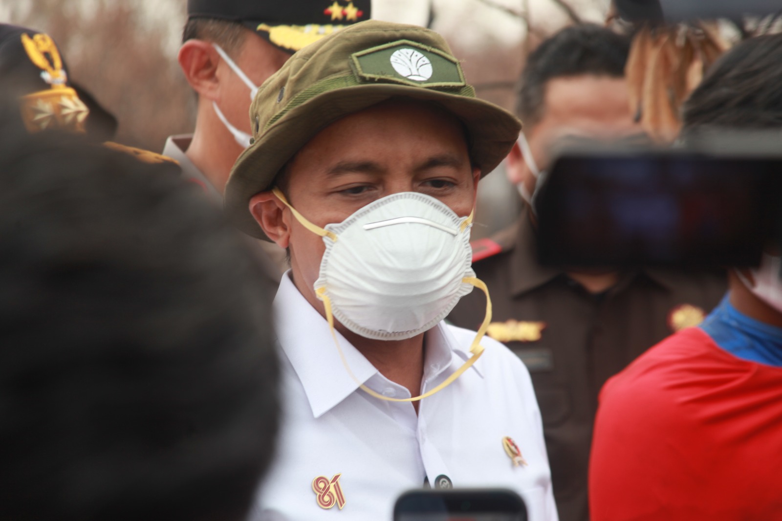 Menhut Raja Juli Antoni Apresiasi Relawan Karhutla Kalteng, Singgung Gotong Royong Cegah Karhutla di Palangka Raya