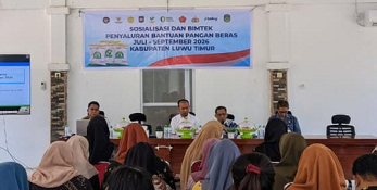 Bantuan Pangan CPP 847 Ton untuk Luwu Timur Juli-September 2026, Petugas Desa Dapat Bimtek Penyaluran